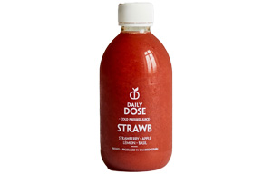 Daily Dose - Cold Pressed Strawberry,Apple,Lemon & Basil - 12x300ml