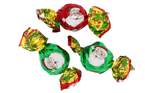 Christmas - Santa Milk Chocolate Pralines - 1x1kg