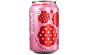 Poppi - Sparkling Soda Drink - Raspberry & Rose - 24x330ml