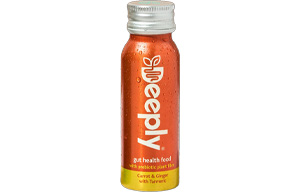 Deeply - Prebiotic Shot - Carrot, Ginger & Turmeric - 12x65ml