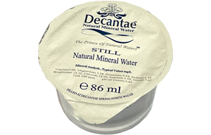 Decantae Water Cuplets - 100x86ml