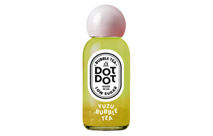 Dot Dot - Plastic - Yuzu & Lemon Bubble Tea - 12x300ml