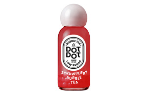 Dot Dot - Plastic - Strawberry & Elderflower Bubble Tea - 12x300ml