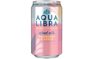 Aqua Libra Can - Raspberry & Apple - 24x330ml