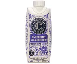 Cracker Drinks - Crafted - Blueberry & Blackberry - 8x330ml