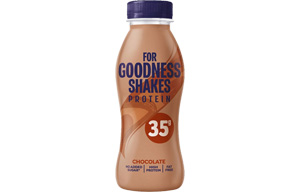 For Goodness Shakes - Protein Shake - Chocolate 35g - 8x330ml