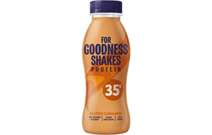 For Goodness Shakes - Protein Shake - Salted Caramel 35g - 8x330ml