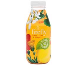 Firefly- Plastic - Lemon, Lime & Ginger - 12x400ml
