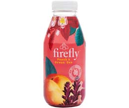 Firefly- Plastic - Peach & Green Tea - 12x400ml