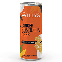 Willy's Kombucha - Ginger Beer - 12x250ml