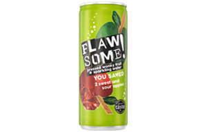 Flawsome Can - Sweet & Sour Apple - Lightly Sparkling Juice - 24x250ml