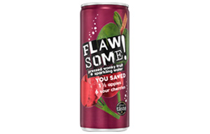 Flawsome Can - Apple & Cherry - Lightly Sparkling Juice - 24x250ml