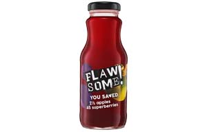 Flawsome! - Glass - Apple & Superberry - Cold Pressed Juice - 12x250ml