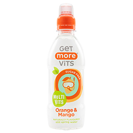 Get More Kids - M/Vitamins - Still Orange & Mango - 12x330ml