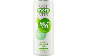 Get More Multivits - Can - Sparkling Lemon & Lime - 12x330ml