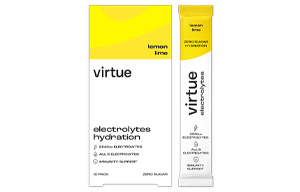 Virtue Electrolytes Hydration Sachet - Lemon Lime - 12x5g