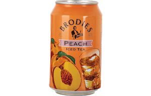 Brodies - Iced Tea - Can - Peach - 12x330ml