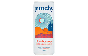 Punchy Soft Punch - Blood Orange,Bitters & Cardamon - 12x250ml