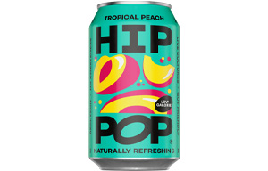 Hip Pop - Living Soda - Tropical Peach - 12x330ml