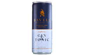 Savyll - Alcohol-Free Cocktail - Gin & Tonic - 12x250ml