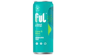 FUL - Lime & Mint Sparkling Spirulina - Cans - 12x250ml