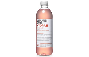 Vitamin Well - Hydrate - Rhubarb & Strawberry - 12x500ml