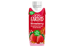 Earth'd - Breakfast Cereal & Oat Shake - Strawberry - 15x250ml