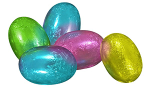 Easter - Chocolate Foiled Mini Eggs - 1x3kg