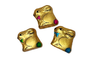 Easter - Gold Milk Chocolate Creme Filled Bunnies - 1x1kg