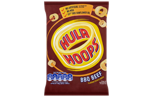 Hula Hoops - BBQ Beef - 32x34g