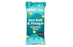 Brave Roasted Peas - Salt & Vinegar - 12x35g