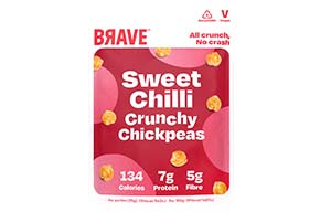 Brave Roasted Chickpeas - Sweet Chilli - 12x35g