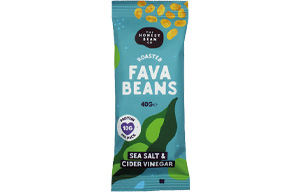 Honest Bean - Roasted Fava Bean Snack - Salt and Cider Vinegar - 12x40g
