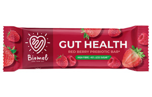 Biomel - Gut Health Bar - Red Berry - 12x45g