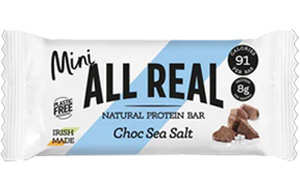 All Real - Protein Mini Bars - Choc Sea Salt - 16x25g