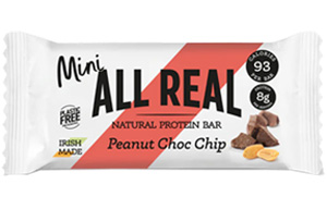 All Real - Protein Mini Bars - Peanut Choc Chip - 16x25g