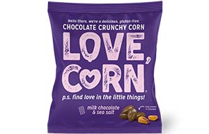 Love Corn - Milk Chocolate & Sea Salt - 150x15g