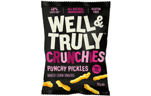 Well & Truly Crunchies - Punchy Pickles - 10x30g