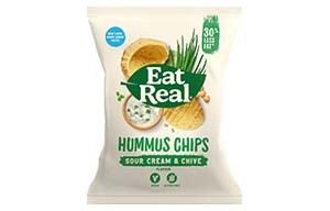 Eat Real - Hummus Chips - Sour Cream & Chive - 12x45g