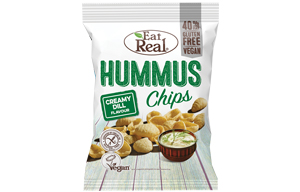 Eat Real - Hummus Chips - Creamy Dill - 12x45g