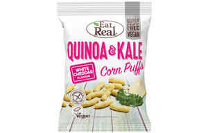 Eat Real - Quinoa & Kale Puff - White Cheddar - 12x40g