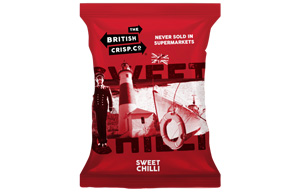 British Crisps - Sweet Chilli - 36x40g
