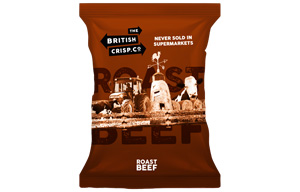 British Crisps - Roast Beef - 36x40g