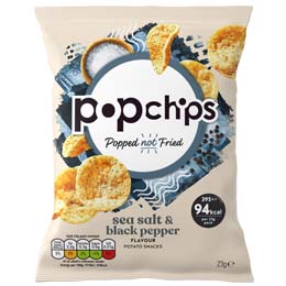 Popchips - Salt & Pepper - 24x23G