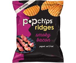 Popchips - Ridges - Smoky Bacon - 24x23G