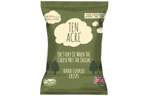 Ten Acre Crisps - Cheese & Onion - 24x40g