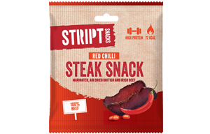 Stript Snacks - Red Chilli - 10x25g