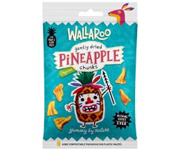 Wallaroo - Organic Gently Dried Pineapple Chunks - 10x30g