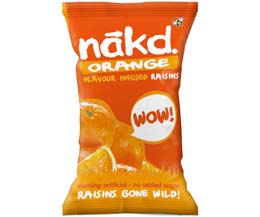 Nakd Raisins - Orange - 18x25g Bag