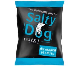 Salty Dog Peanuts - Dry Roasted - 1x24x45g Card